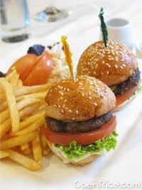 麥迪遜特色全牛肉漢堡包伴薯條